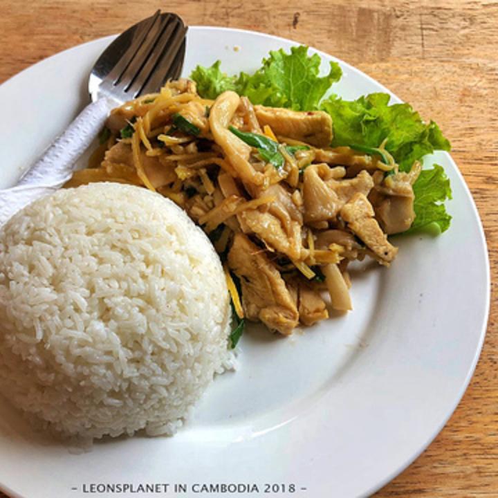 Khmer StirFry Chicken With Ginger from The Missing Socks Laundry Cafe
